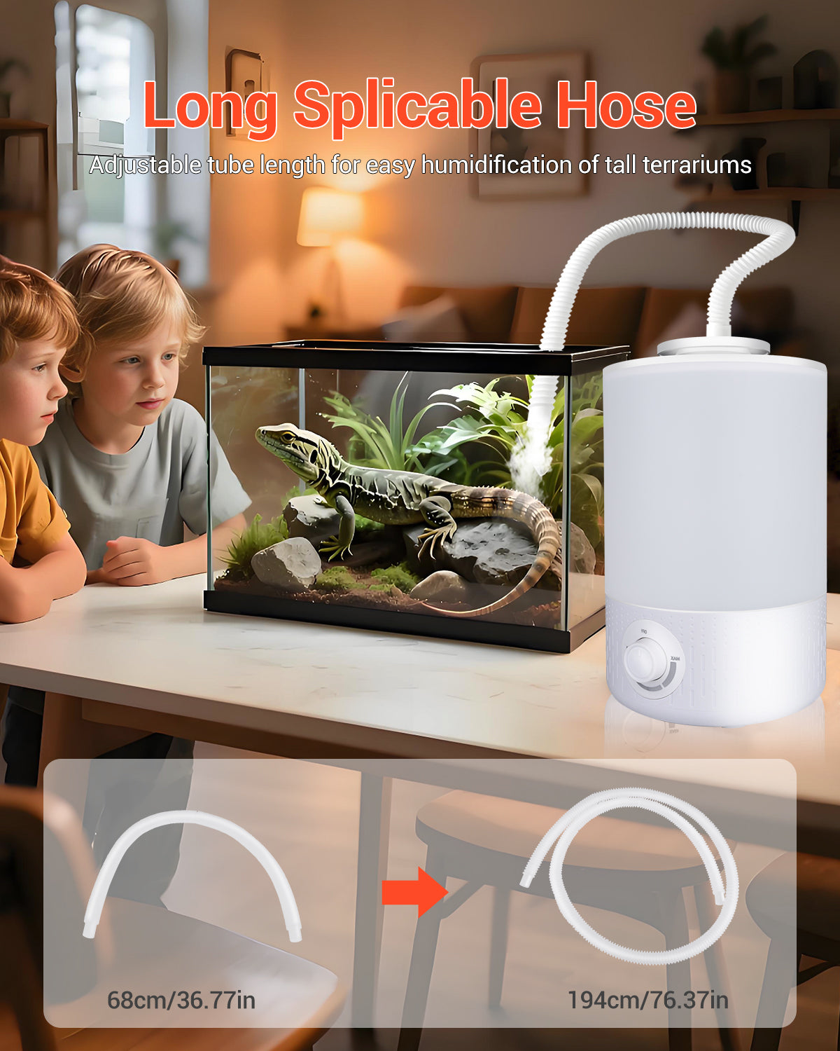 Novarhome Top Fill Humidifiers for Bedroom, 4L Tank for Large Room, Easy to Fill & Clean, 28dB Quiet Cool Mist Air Humidifier for Home Baby Nursery & Plants