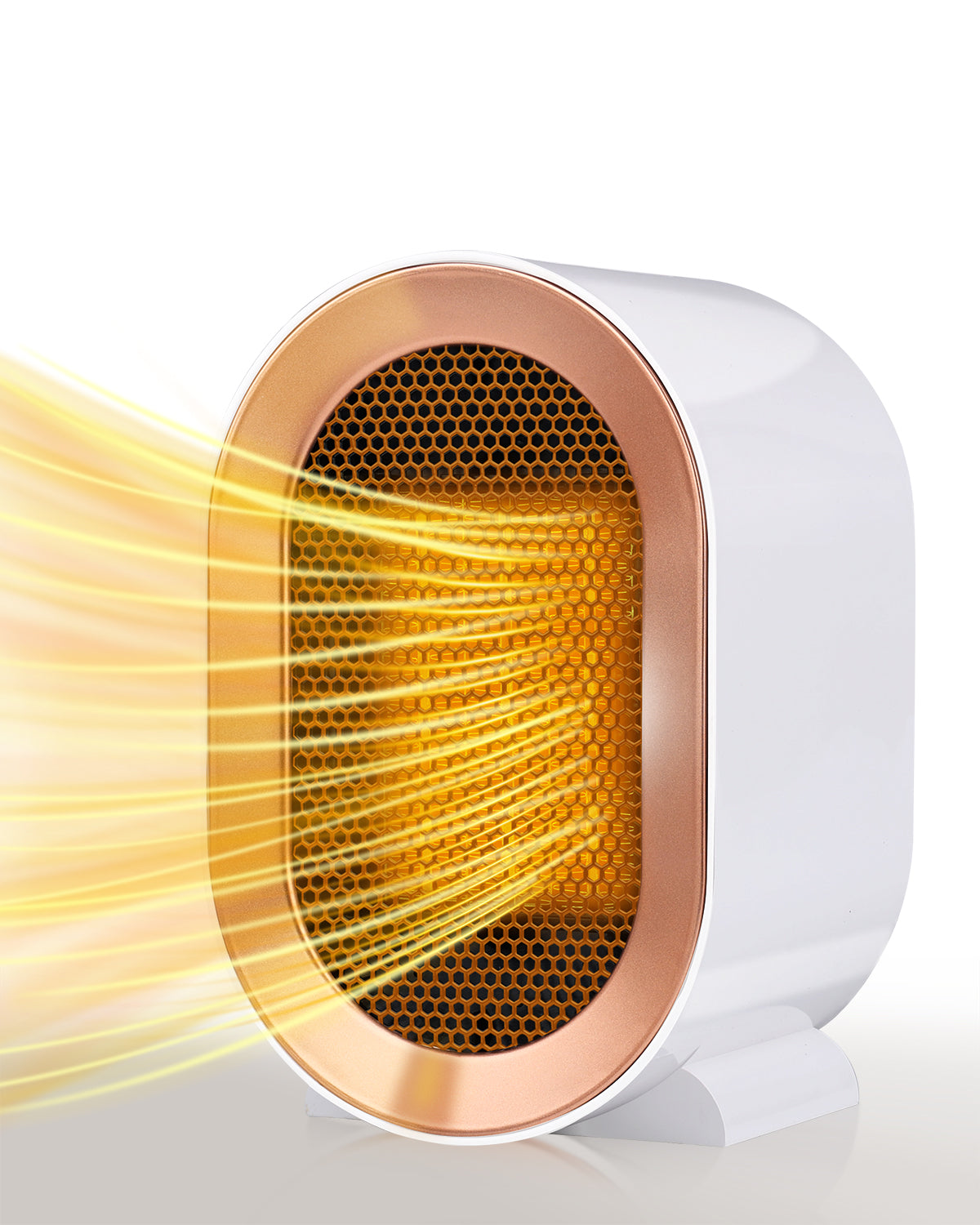 Novarhome Space Heater for Indoor Use, Mini Portable Heater Fan Fast Heating for Bedroom, Office Energy Efficient Quiet (white)