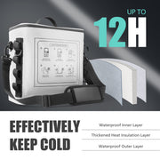 Novarhome Cold Therapy Machine with Programmable Timer, Portable Ice Machine for Knee After Surgery, Knee Replacement Recovery System with Compression Pad for Shoulder, Hip and Ankle