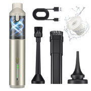 Novarhome Car Vacuum Portable with 16000Pa Powerful Suction, Handheld Vacuum Cordless Rechargeable Blow & Suction 4 in 1, Small Vacuum Cleaner for Car, Home, Office, Outdoor