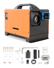 Novarhome 8KW 12V Diesel Air Heater with LCD & Remote Control, Smart Bluetooth App, Low Fuel Consumption, Automatic Altitude Adjustment, Max 18045 ft, 5L Tank, Quiet & Efficient Heating for Vehicles and Outdoors