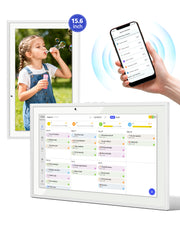 Novarhome Digital Calendar Chore Chart, Smart Digital Calendar Wall Planner Picture Frame with HD Touch Screen, Desk & Wall Mount Planner for Family Schedules