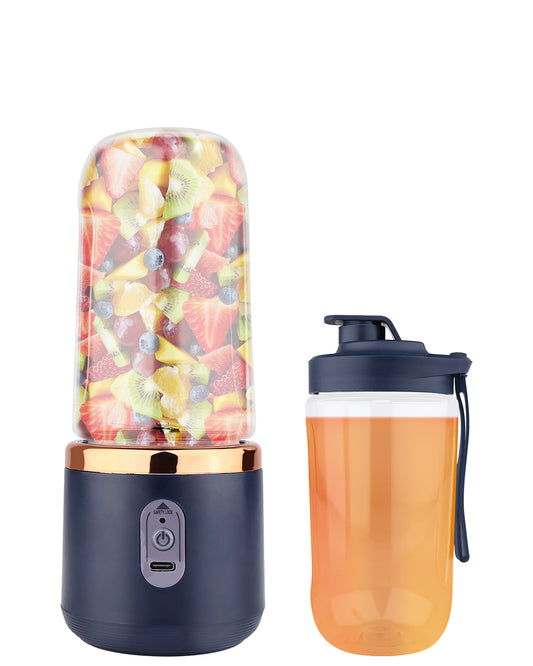 Novarhome Portable Personal Blender 13 OZ/400 ML Juicer, 40W Personal Size Blender, Ideal for Smoothies, Ice Blending, Juicing, and Food Processing, Compact, Convenient, and Versatile (Blue)