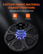 Novarhome Musical Boxing Machine - Wall Mounted Bluetooth Boxing Trainer with LED Lights, Interactive Reaction Training Equipment for Adults and Children, Stress Relief Fitness Workout Gift