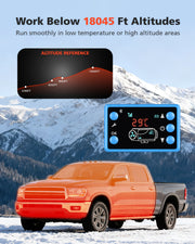 Novarhome 8KW 12V Diesel Air Heater with LCD & Remote Control, Smart Bluetooth App, Low Fuel Consumption, Automatic Altitude Adjustment, Max 18045 ft, 5L Tank, Quiet & Efficient Heating for Car SUV Trailer Camper Van Boat Garage