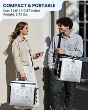 Novarhome Cold Therapy Machine with Programmable Timer, Portable Ice Machine for Knee After Surgery, Knee Replacement Recovery System with Compression Pad for Shoulder, Hip and Ankle