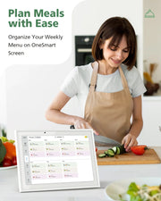 Novarhome Digital Calendar Chore Chart, Smart Digital Calendar Wall Planner Picture Frame with HD Touch Screen, Desk & Wall Mount Planner for Family Schedules