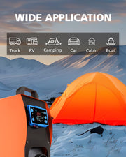 Novarhome 8KW 12V Diesel Air Heater with LCD & Remote Control, Smart Bluetooth App, Low Fuel Consumption, Automatic Altitude Adjustment, Max 18045 ft, 5L Tank, Quiet & Efficient Heating for Vehicles