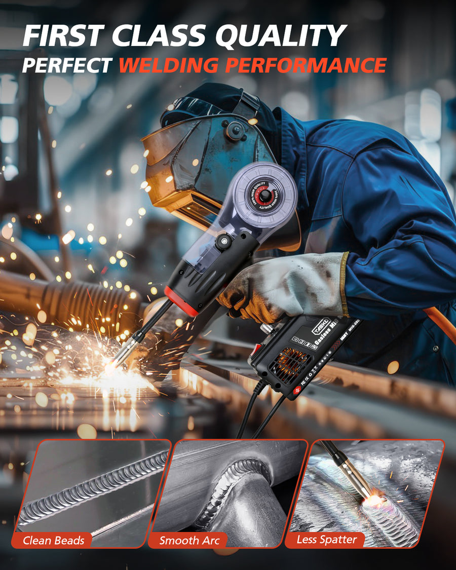 Novarhome Handheld MIG Welder Machine, Portable Welding Machine, 110V Handheld Gasless Inverter Wire Feed Welding Equipment