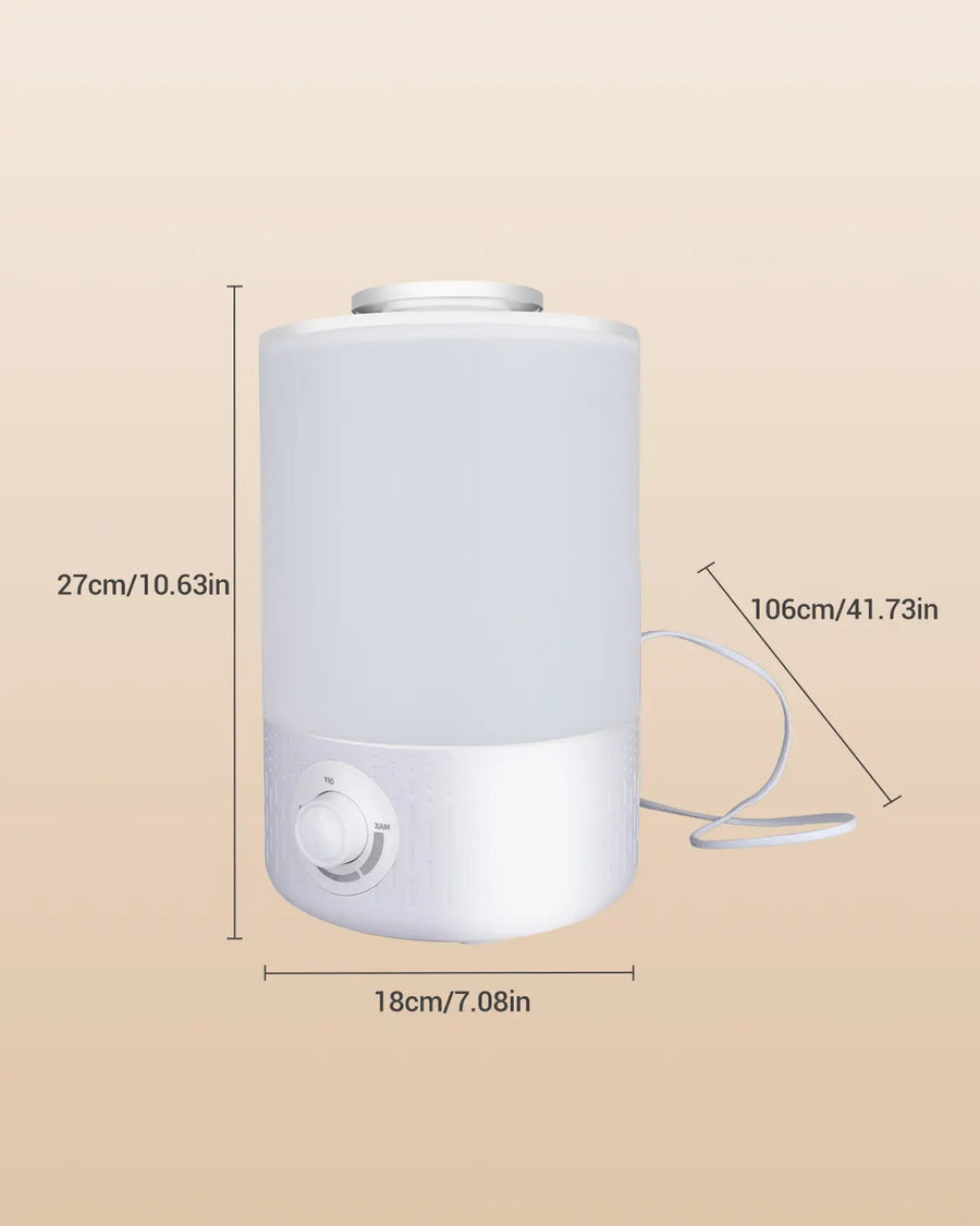 Humidificateurs Novarhome à remplissage par le haut pour chambre à coucher, réservoir de 4 L pour grande pièce, facile à remplir et à nettoyer, humidificateur d'air à brume fraîche silencieux de 28 dB pour la maison, la chambre de bébé et les plantes 