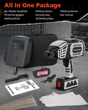 Novarhome Portable Welding Machine 110V Handheld  Portable Hand Held Welder Machine with 20PCS Rods & IGBT Inverter 5 Variable Current Adjustment