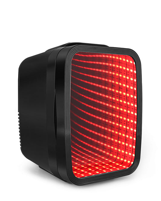 Novarhome Mini Fridge With Dimmable LED Light for Bedroom,Office,Gaming Room and Car (Black)