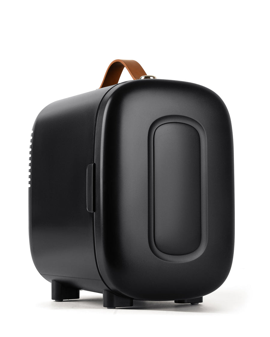Novarhome Mini Fridge for Bedroom, 4 Liter/6 Cans Skincare  Cooler & Warmer, Small Fridge for Camping, Dorm, Office, Car (Black)